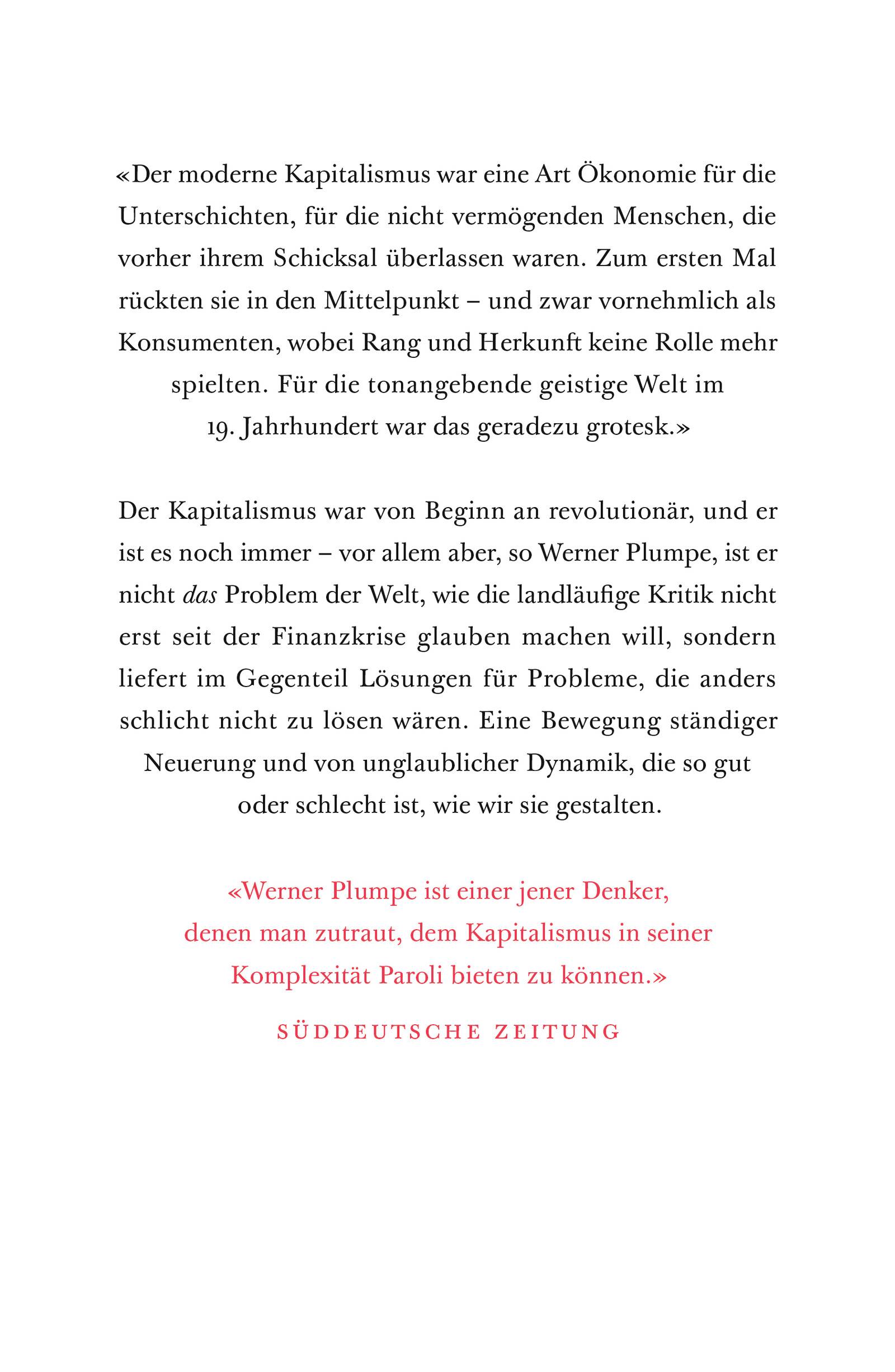 Das kalte Herz Kapitalismus: die Geschichte einer andauernden Revolution