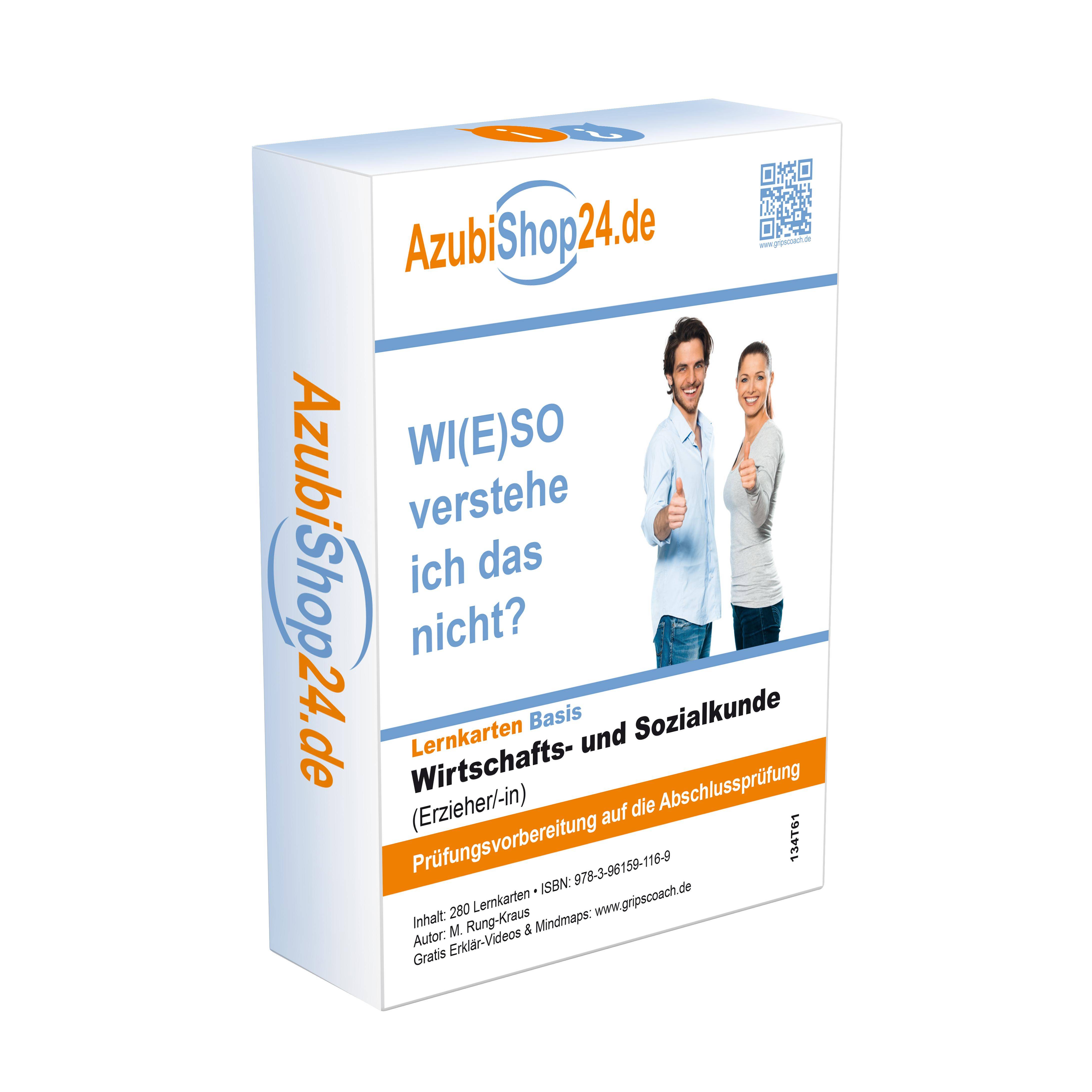 AzubiShop24.de Kombi-Paket Lernkarten Erzieher /in Prüfung Erzieher /in Prüfungsvorbereitung Ausbildung