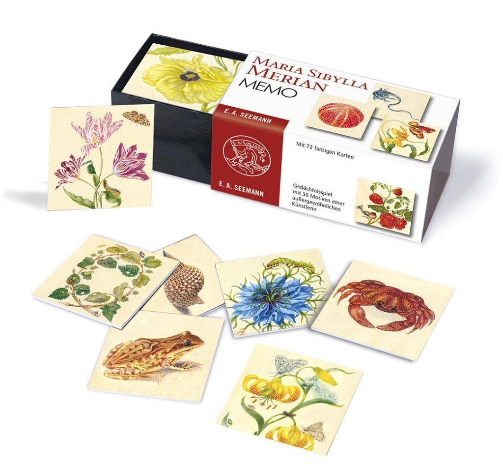 Maria Sibylla Merian. Memo (Spiel) Gedächtnisspiel mit 36 Motiven einer außergewöhnlichen Künstlerin