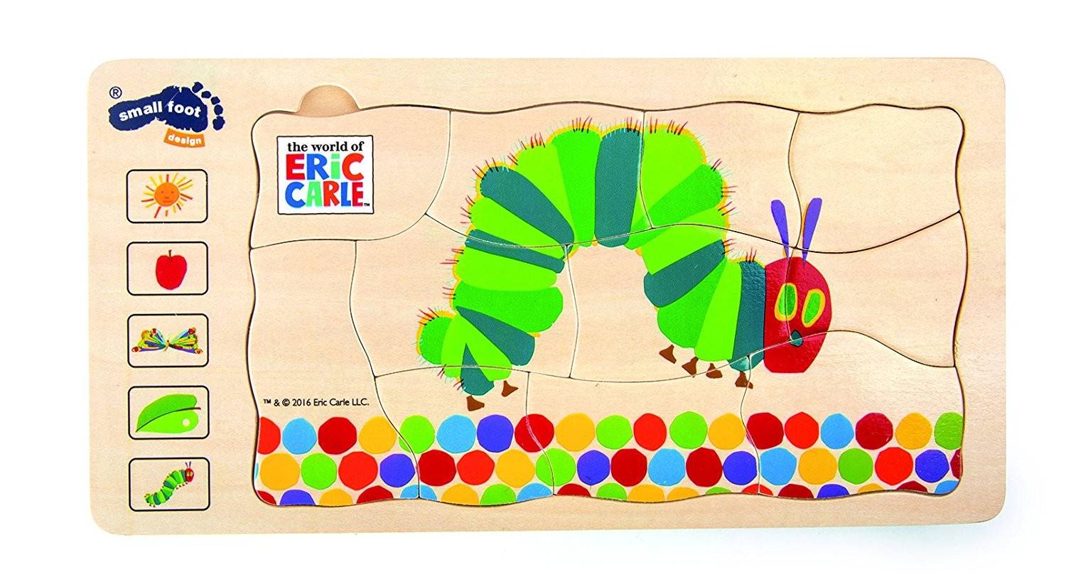 Legler 10431 - Holzpuzzle, Raupe Nimmersatt