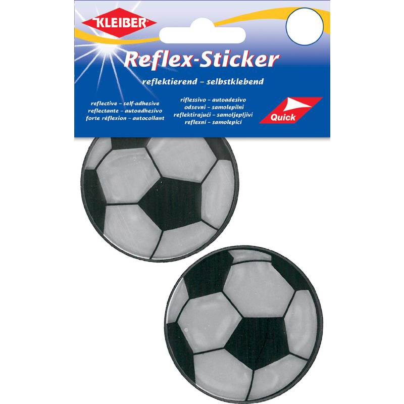 KLEIBER Reflex-Sticker "Fußball", silber
