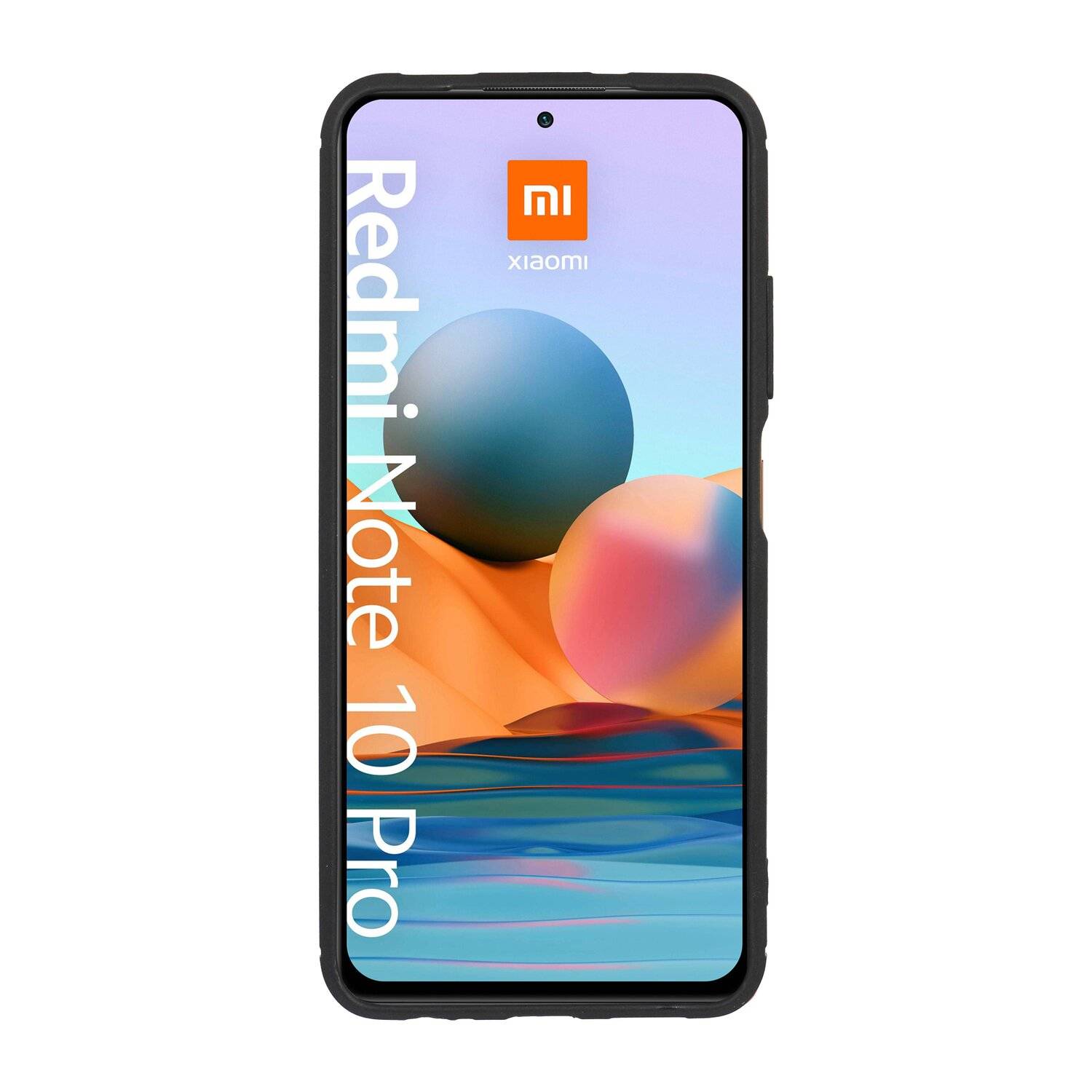 Silikon Hülle Carbon für XIAOMI REDMI NOTE 10 PRO MAX Case TPU Soft Handyhülle Cover Schutzhülle Schwarz