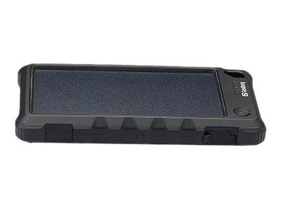Sandberg Outdoor Solar Powerbank 10000 - Solar-Powerbank - 10000 mAh - 37 Wh - 3 A (USB, 24 pin USB-C)