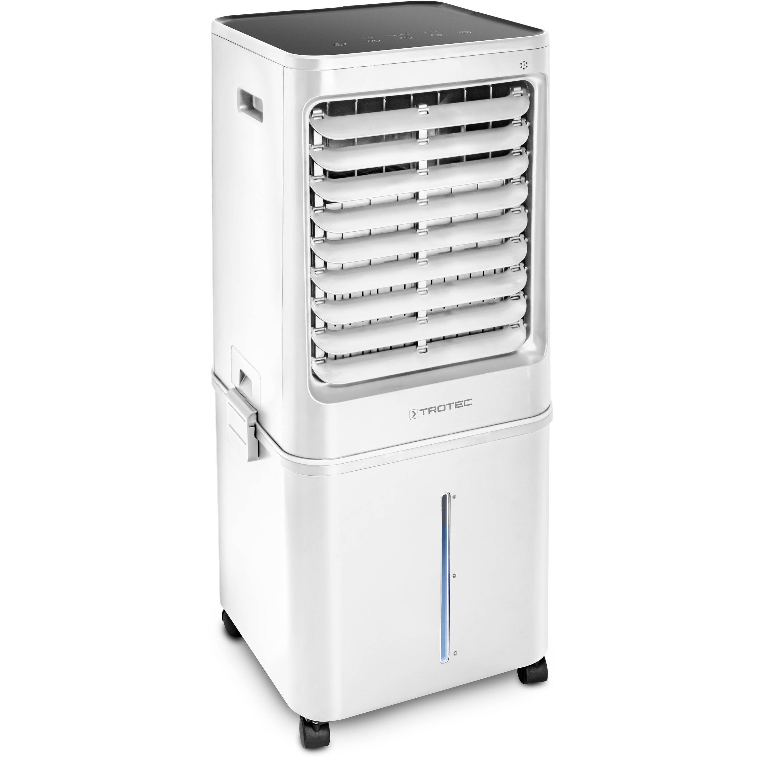 TROTEC Aircooler PAE 61 mobiler Luftkühler, 4-in-1 Luftkühler, Luftbefeuchter, Luftreiniger und Ventilator, 40 l Tank, 2,6 l/h Verdunstungsleistung