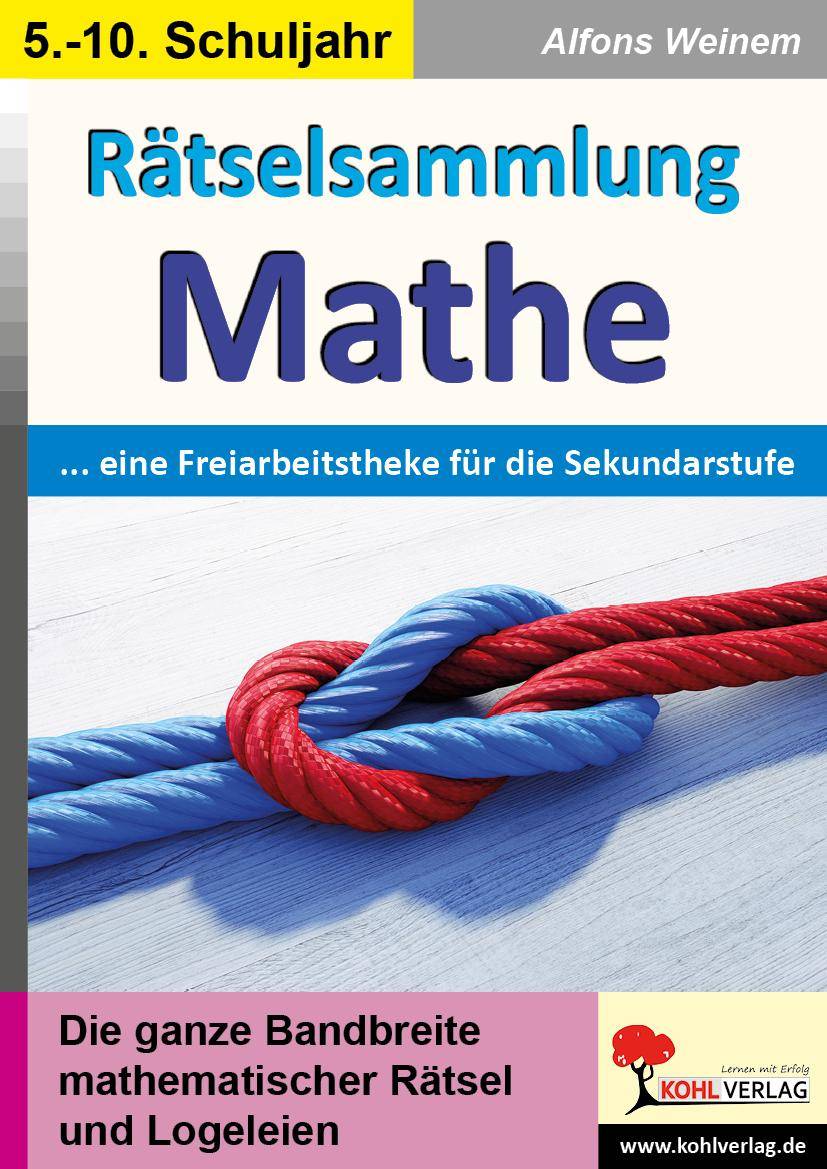 Rätselsammlung Mathe Eine Freiarbeitstheke für die Sekundarstufe