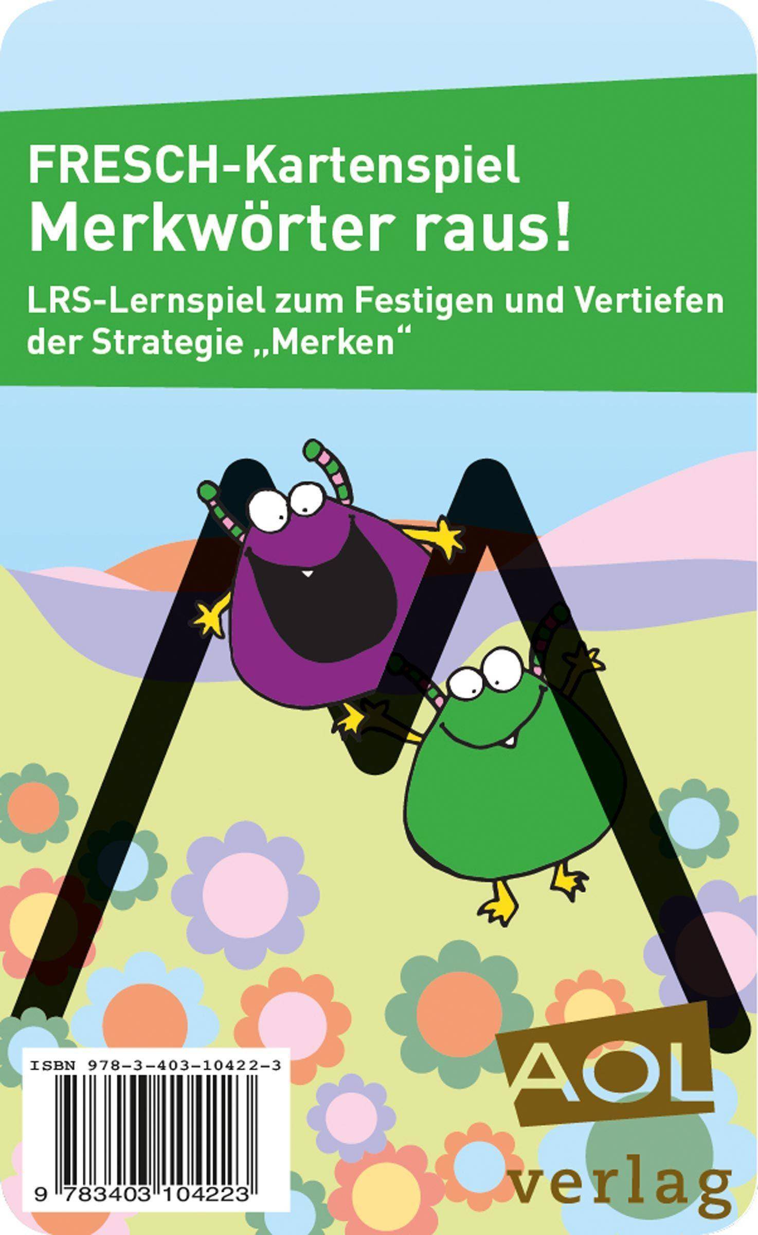 FRESCH-Kartenspiel: Merkwörter raus! LRS-Lernspiel zum Festigen und Vertiefen der Strategie Merken (1. bis 4. Klasse)
