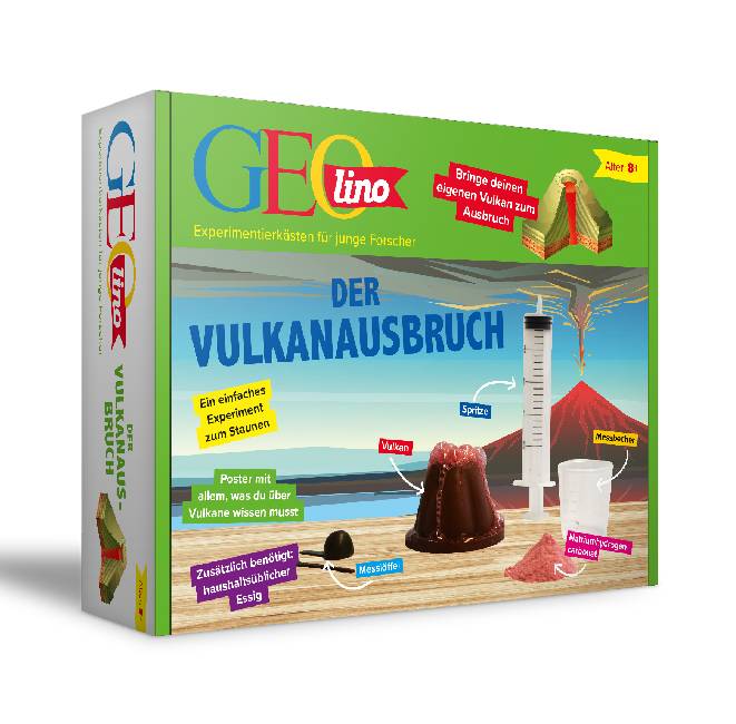 GEOlino Der Vulkanausbruch (Experimentierkasten) Bringe deinen eigenen Vulkan zum Ausbruch