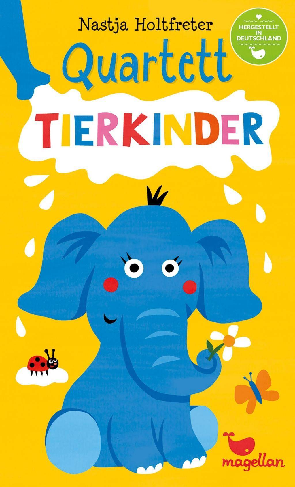 Quartett - Tierkinder (Kinderspiel) Spieleranzahl: 3-6, Spieldauer (Min.): beliebig, Kartenspiel