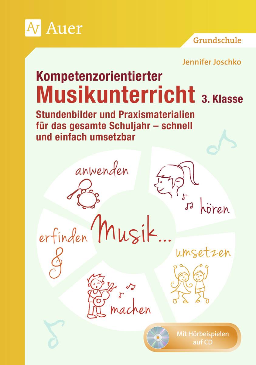 Kompetenzorientierter Musikunterricht 3. Klasse Stundenbilder und Praxismaterialien für das gesamte Schuljahr - schnell und einfach umsetzbar