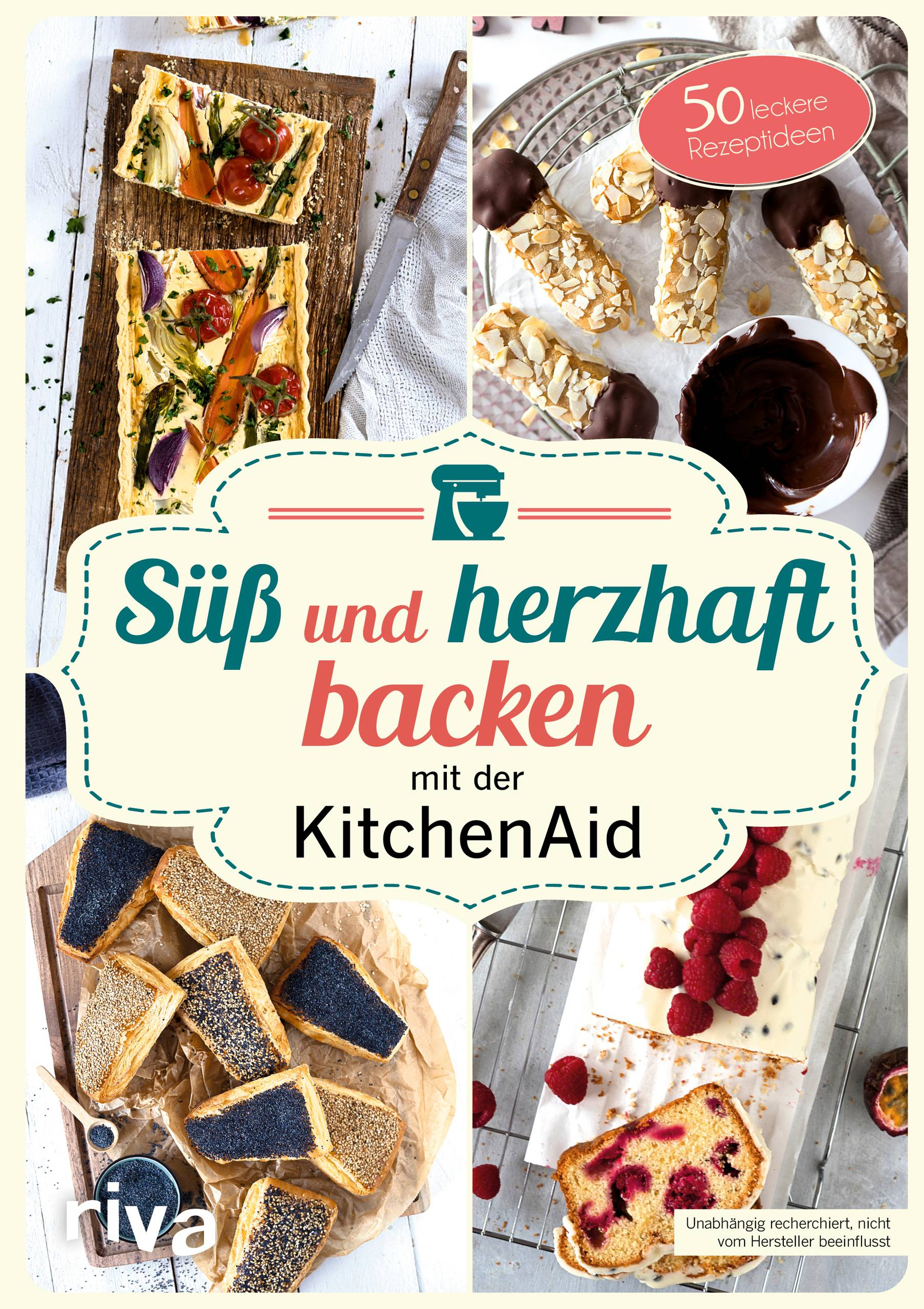 Süß und herzhaft backen mit der KitchenAid 50 leckere Rezeptideen. Leckere Rezepte für Brot und Plätzchen, Cremes und Donuts, Torten und vieles me