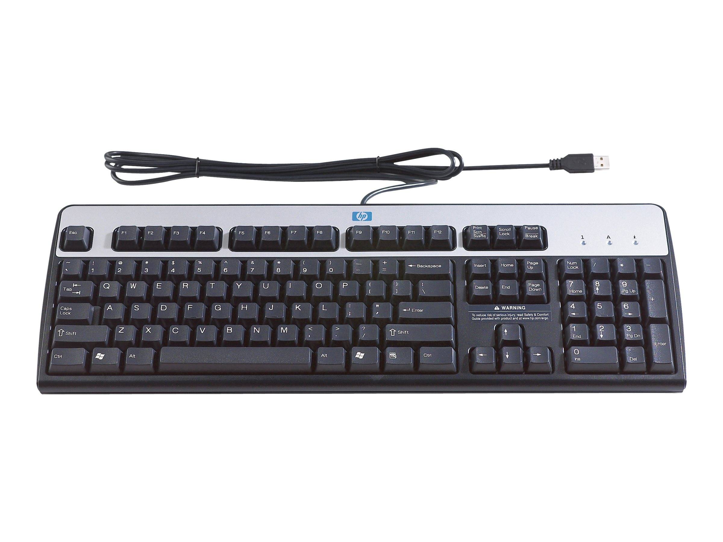 HPE Standard - Tastatur - USB - Spanisch - Silber