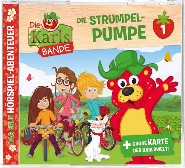 Die Karls Bande - Die Strumpel-Pumpe, 1 Audio-CD CD, Mit großer Karte der Karlswelt!, Die Karls-Bande 1