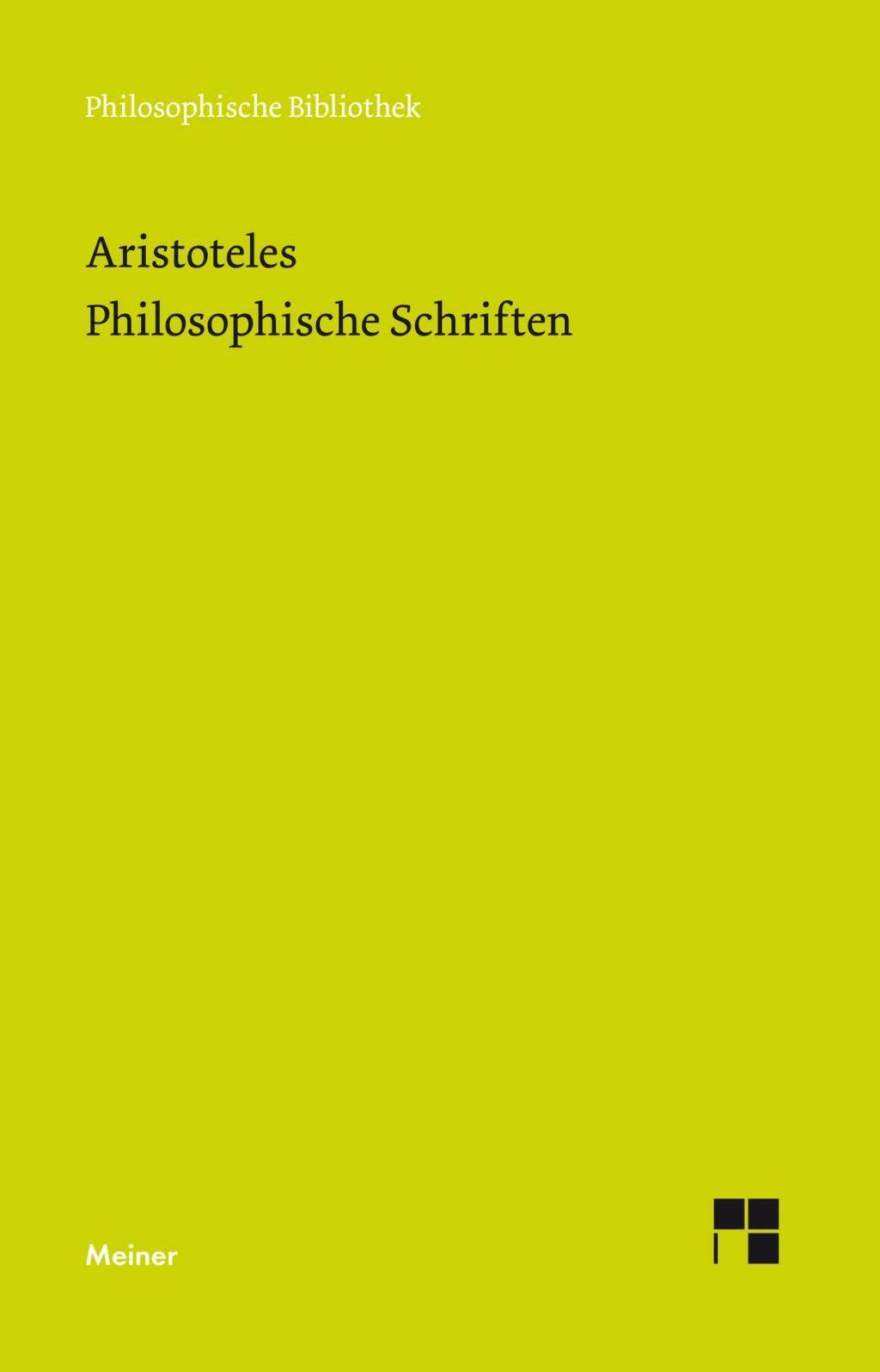 Philosophische Schriften 6 Bde, Philosophische Bibliothek 721-726 - Philosophische Schriften 1-6