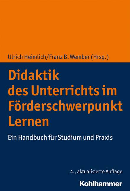 Didaktik des Unterrichts bei Lernschwierigkeiten Ein Handbuch für Studium und Praxis