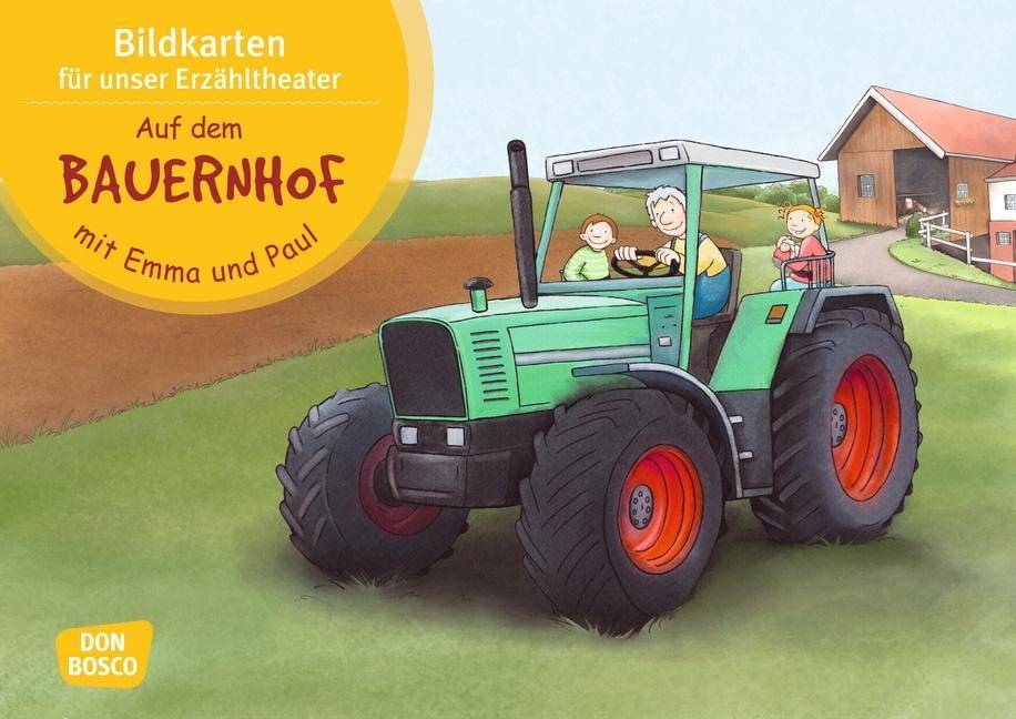 Auf dem Bauernhof mit Emma und Paul. Kamishibai Bildkartenset. Entdecken - Erzählen - Begreifen: Mit kleinen Kindern durch das Jahr.