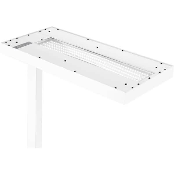 LED-Stehleuchte 9080 Aluminium weiß
