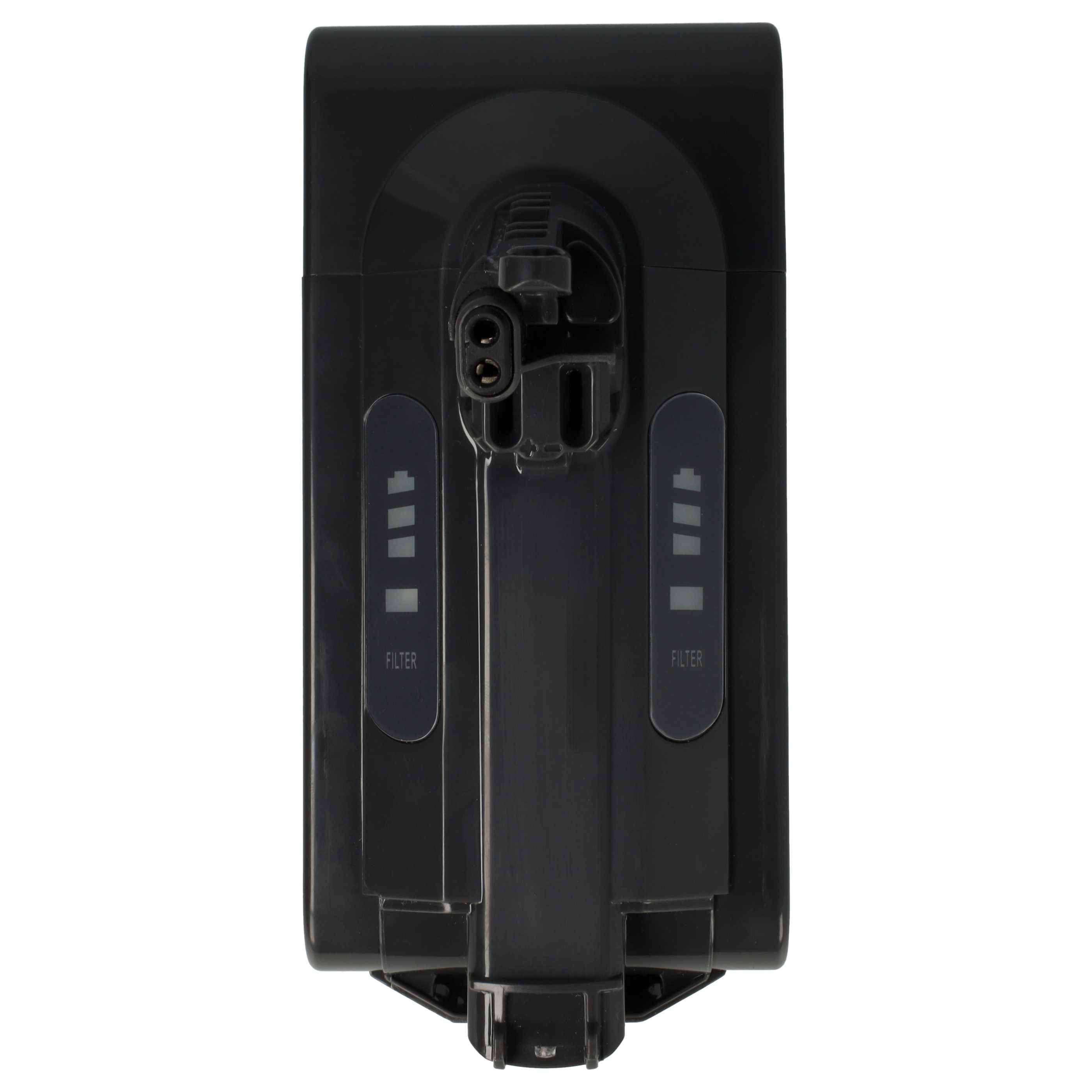 vhbw Akku kompatibel mit Dyson V10, Cyclone V10, V10 Absolute, V10 Animal, V10 Cyclone series Staubsauger Grau (2000 mAh, 25,2 V, Li-Ion)