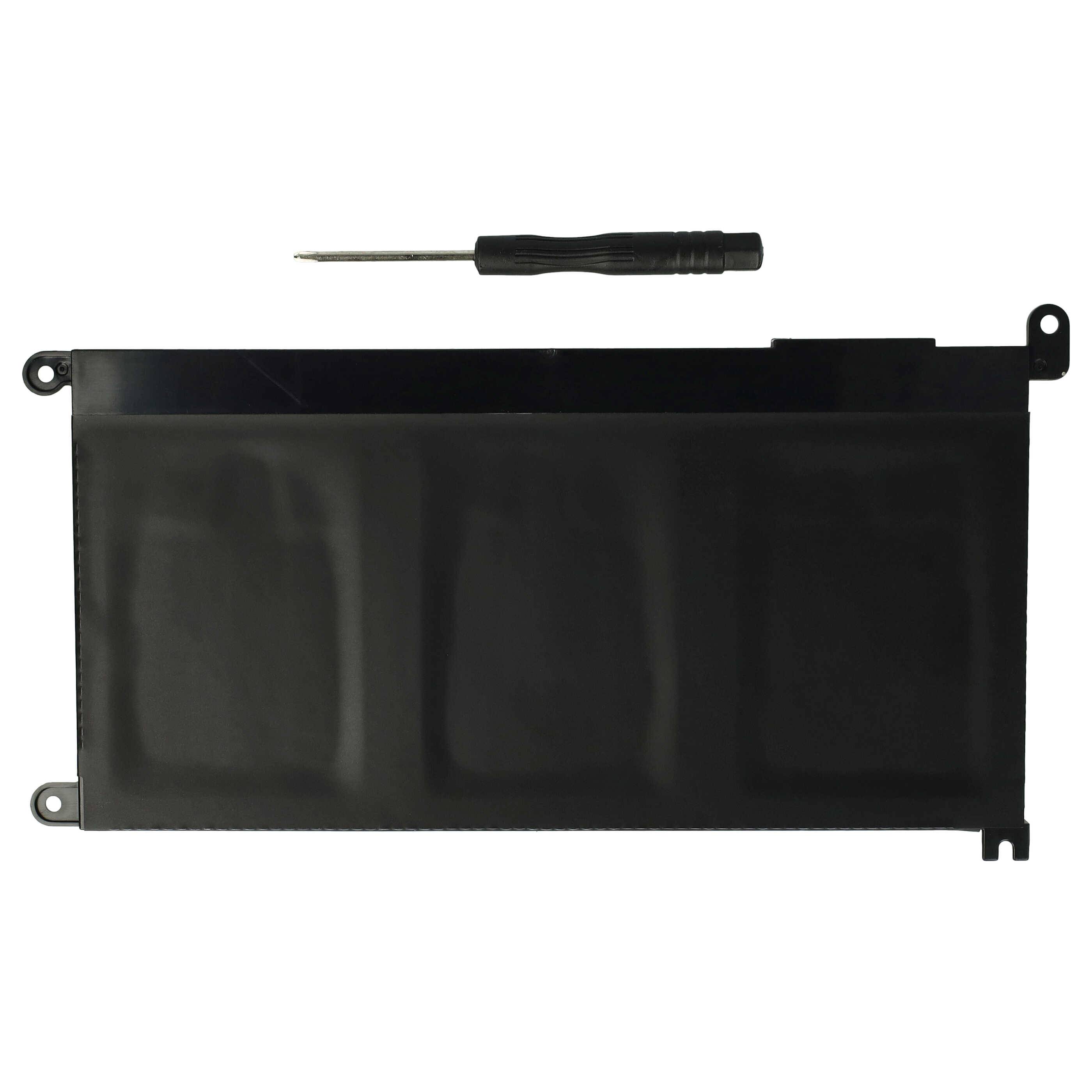 vhbw Akku kompatibel mit Dell Inspiron 15-5593-D1745S, 15-7560-D1525S, 15-7560-D1505S Notebook (3650 mAh, 11,4 V, Li-Polymer)