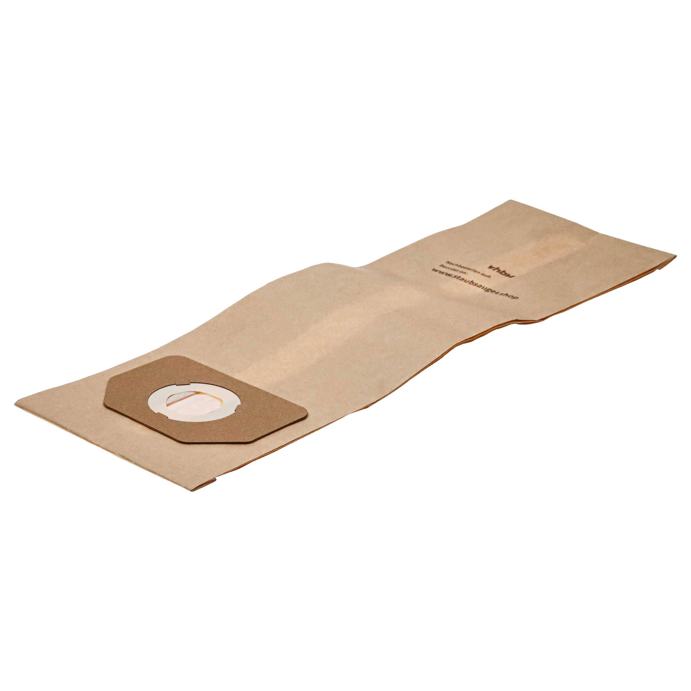 vhbw 100x Staubbeutel kompatibel mit Shop Vac Pro 30, 905.33, 905.34, 906-61, Classic 20, Classic 30 Staubsauger - 30cm x 17,5cm braun