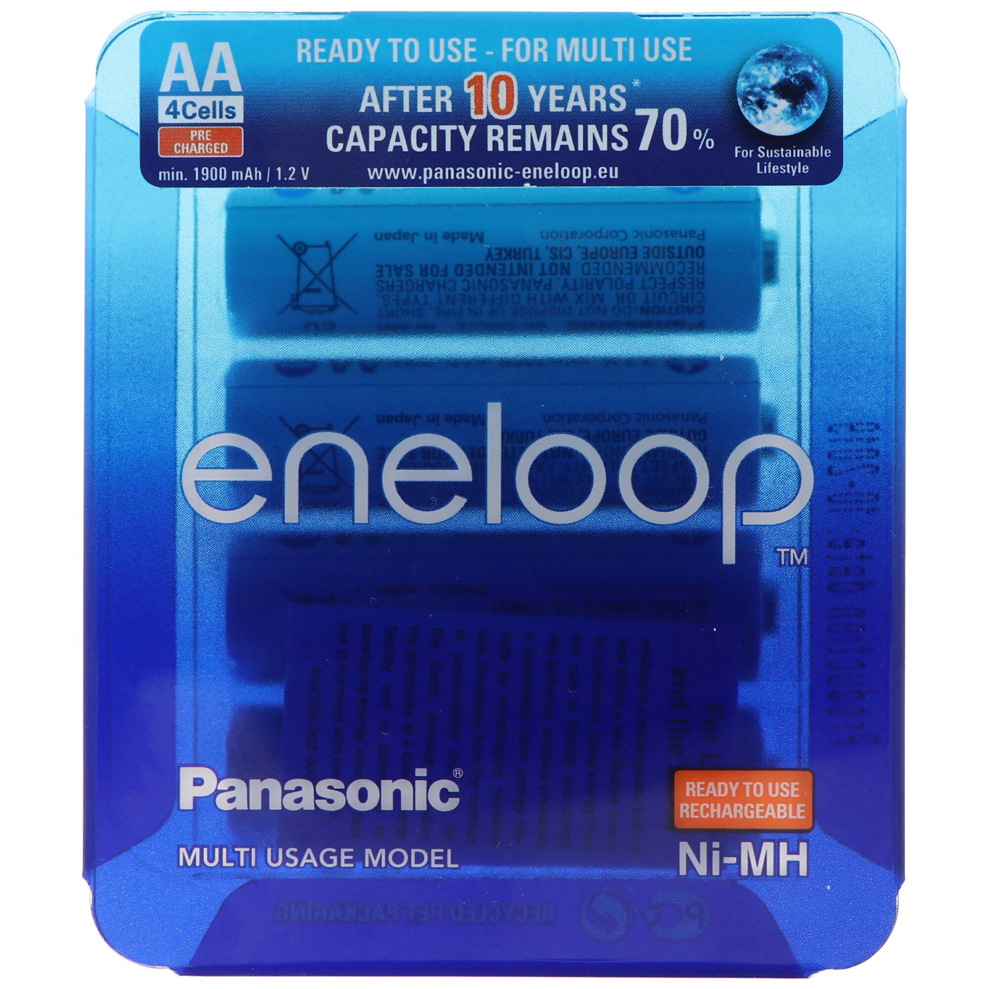 Akku passend für ABUS Funkalarmzentrale Secvest FU8000, 6x Akku Mignon und AccuSafe AA