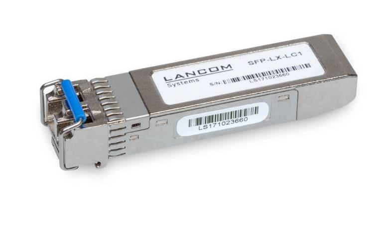 LANCOM SFP-LX-LC1 - SFP (Mini-GBIC)-Transceiver-Modul - GigE - 1000Base-LX - LC Single-Modus - bis zu 10 km - 1310 nm (Packung mit 10)