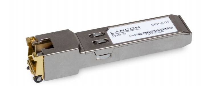 LANCOM SFP-CO1 - SFP (Mini-GBIC)-Transceiver-Modul - GigE - 1000Base-T - RJ-45 (Packung mit 10)