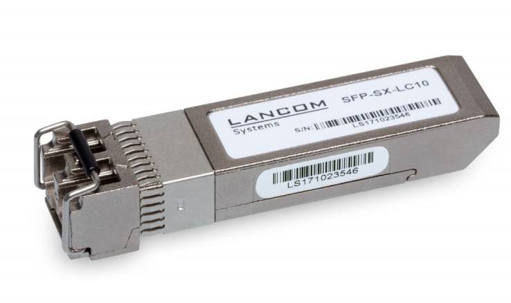 LANCOM SFP-SX-LC10 - SFP+-Transceiver-Modul - 10 GigE - 10GBase-SX - LC Multi-Mode - bis zu 300 m - 850 nm (Packung mit 10)