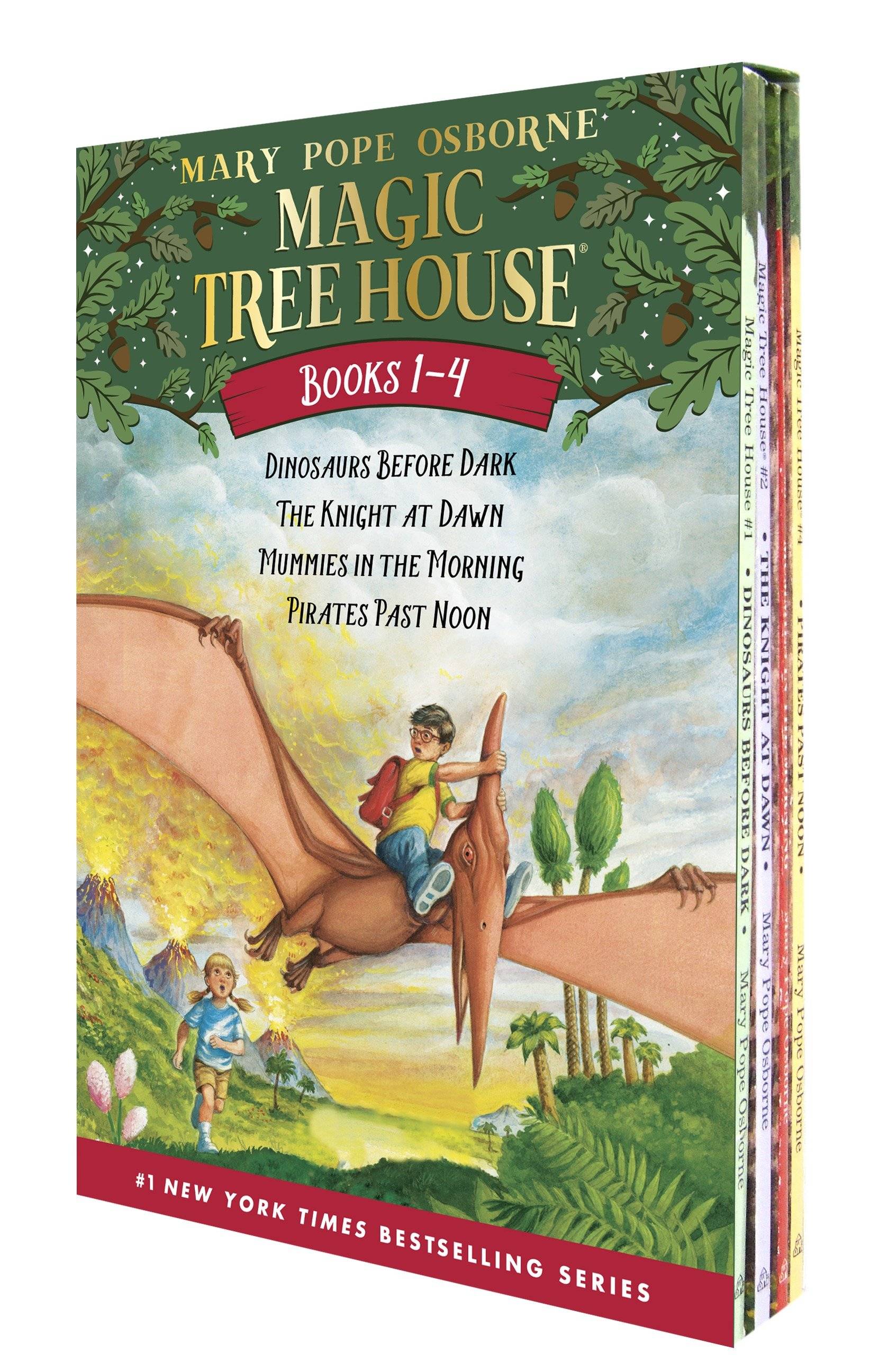 Magic Tree House Books 1-4 Boxed Set Dinosaurs Before Dark. The Knight At Dawn. Mummies In The Morning. Pirates Past Noon