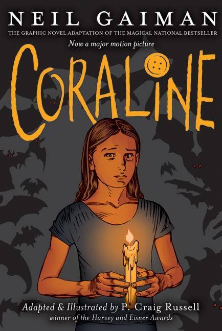 Coraline, The Graphic Novel ALA Booklist Editors' Choice, School Library Journal Best Book, Cooperative Children's Book Center Choice