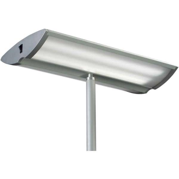 Stehleuchte silberfarben