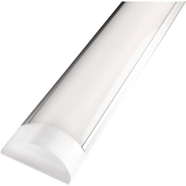 LED-Deckenleuchte 120cm weiß-silberfarben