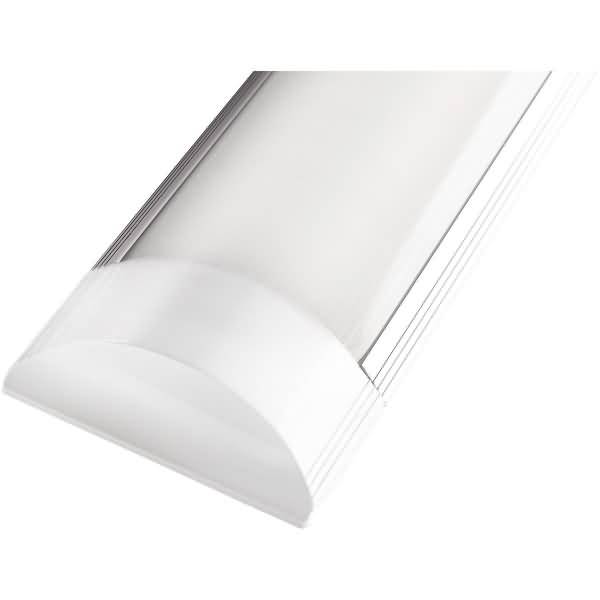 LED-Deckenleuchte 120cm weiß-silberfarben