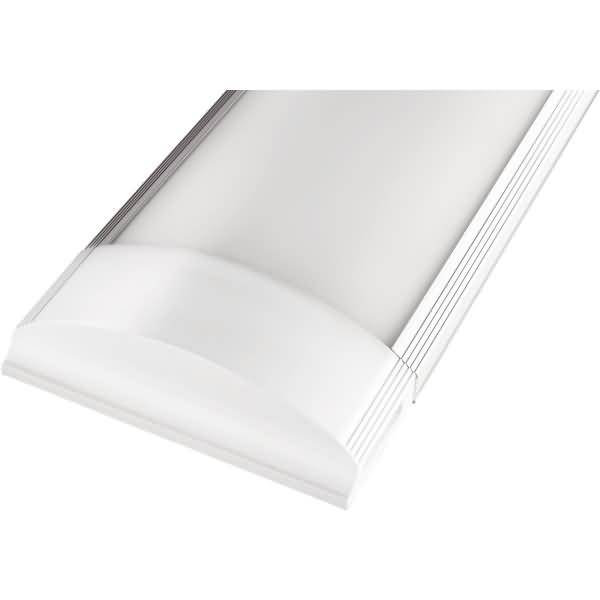 LED-Deckenleuchte 120cm weiß-silberfarben