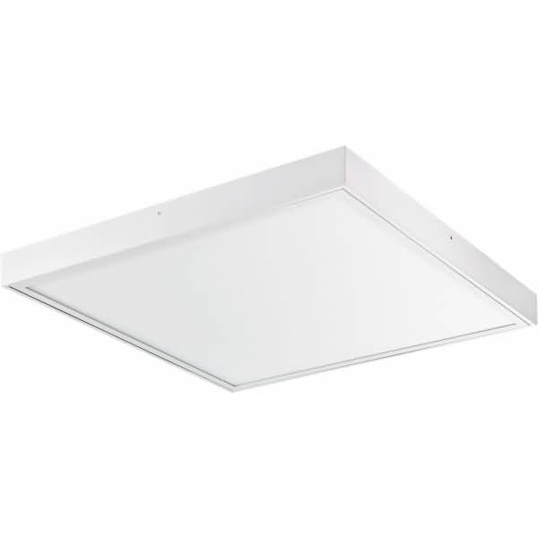 LED-Deckenleuchte eckig 600x600x13/53mm 48W weiß