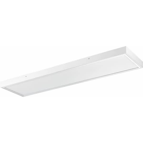 LED-Deckenleuchte eckig 1200x300x13/53mm 36W weiß