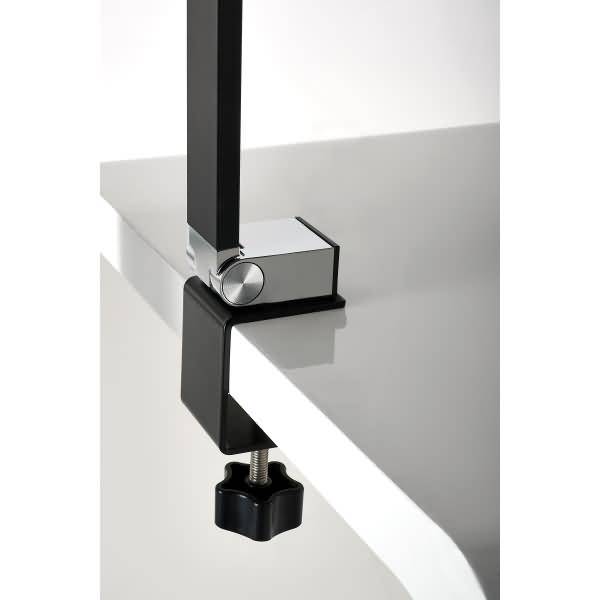 LED-Bildschimleuchte Alu schwarz