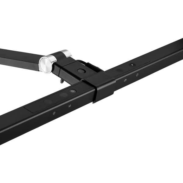 LED-Bildschimleuchte Alu schwarz