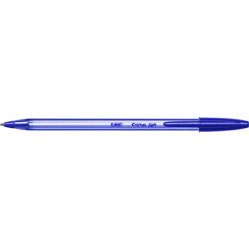 BIC Kugelschreiber Cristal Soft, Strichfarbe: blau