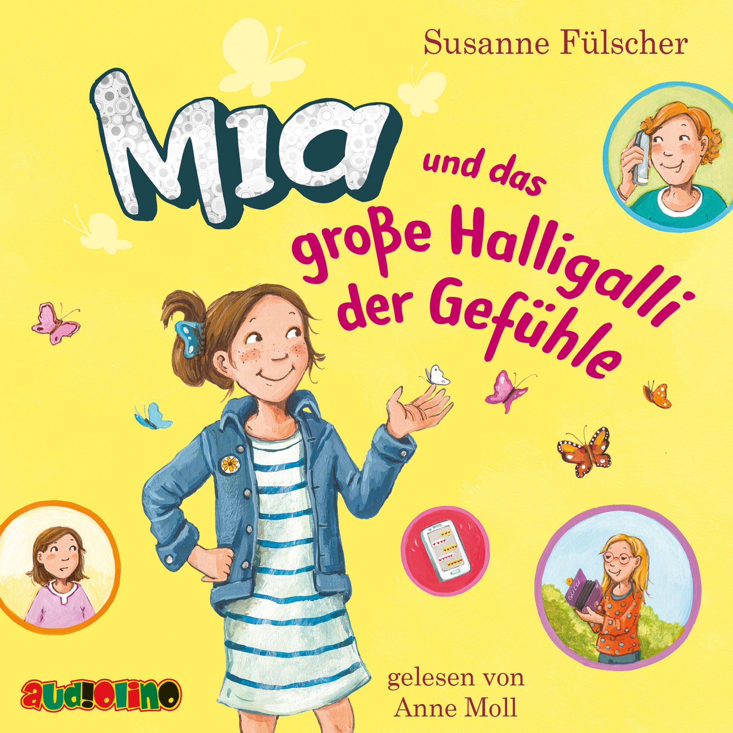 Mia und das große Halligalli der Gefühle (14), 2 Audio-CD CD Standard Audio Format, Lesung