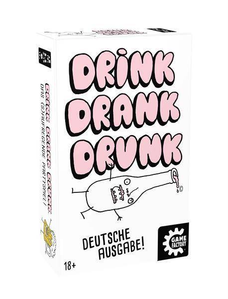 Drink Drank Drunk (Spiel) Spieleranzahl: 3-12, Spieldauer (Min.): 15, Partyspiel, GameFactory