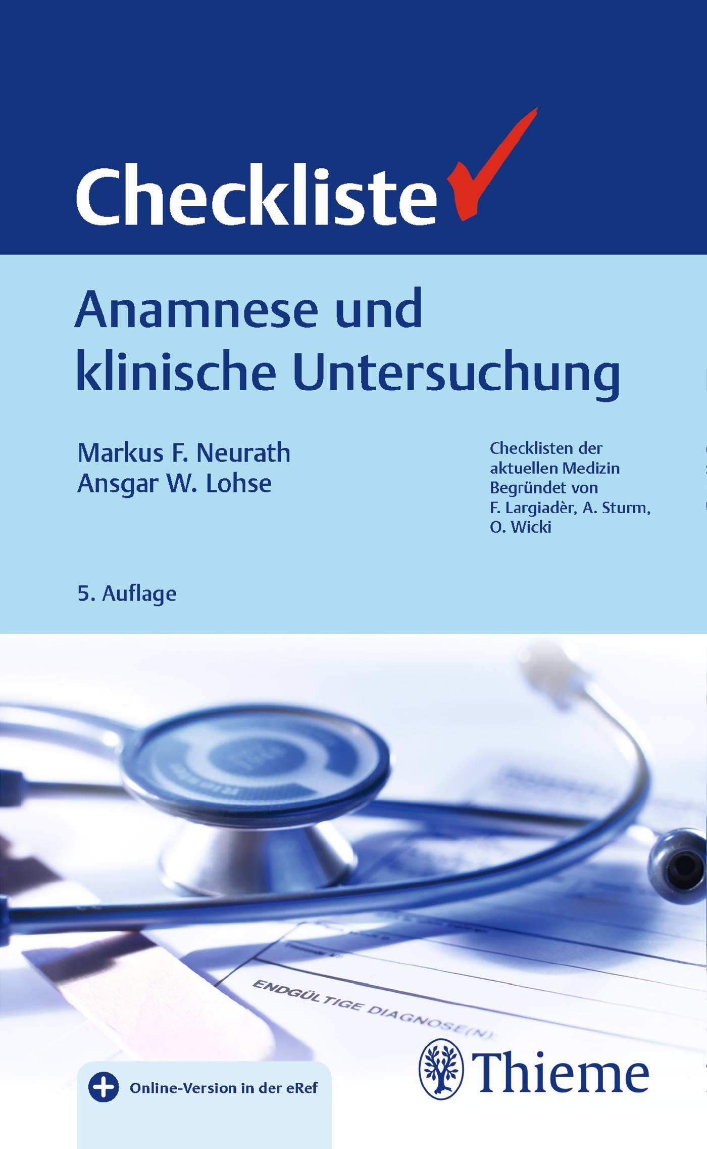 Checkliste Anamnese und klinische Untersuchung Plus Online-Version in der eRef