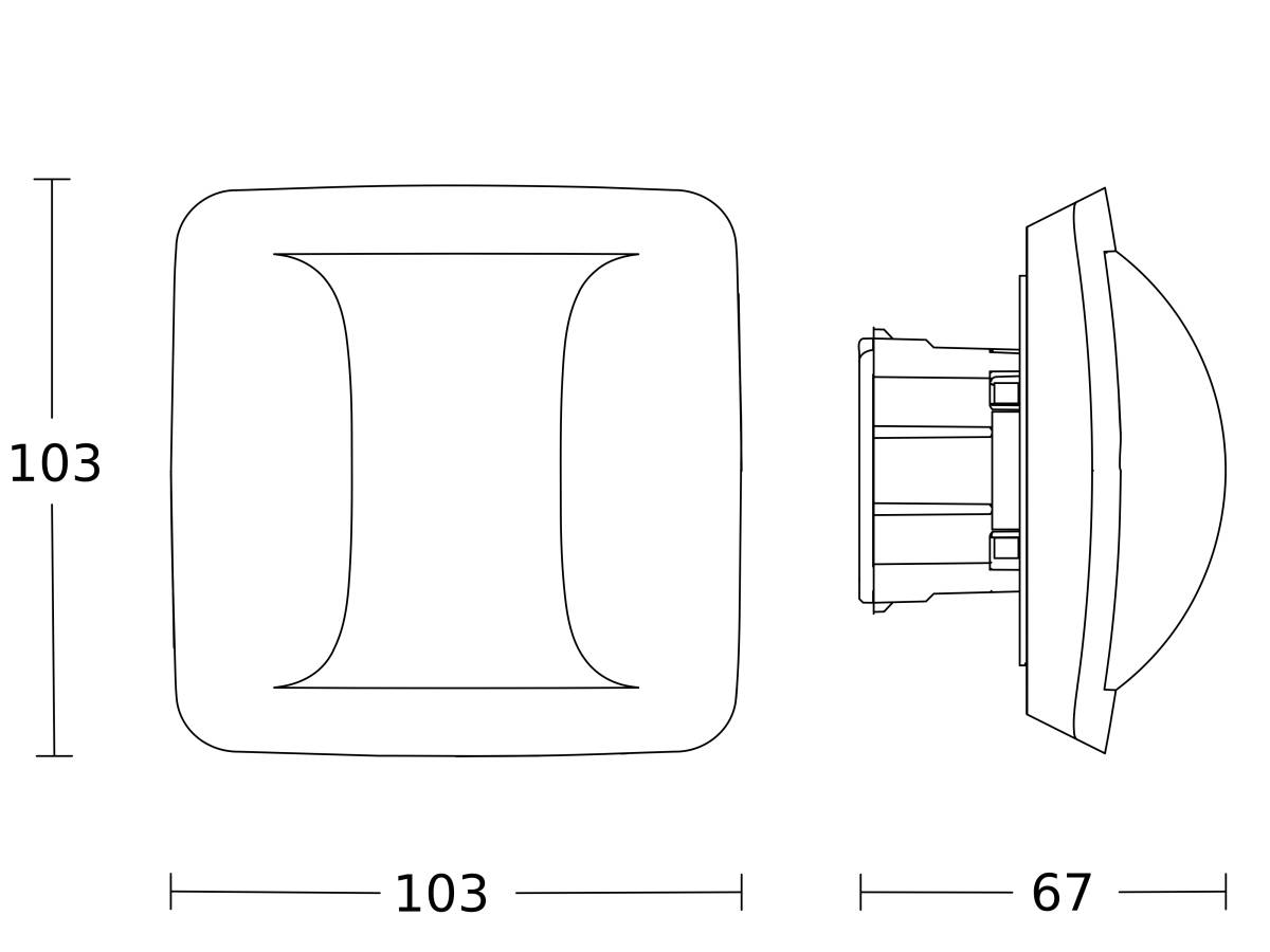 Steinel Präsenzmelder Hallway UP 064556
