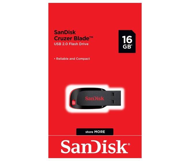 Sandisk USB 2.0 Stick 16GB SDCZ50-016G-B35