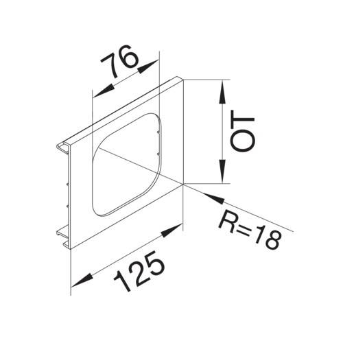Tehalit Blende 1-fach R65119001