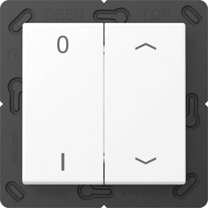 Jung Funk-Wandsender 4-Kanal ENO A 595 P01 WWM