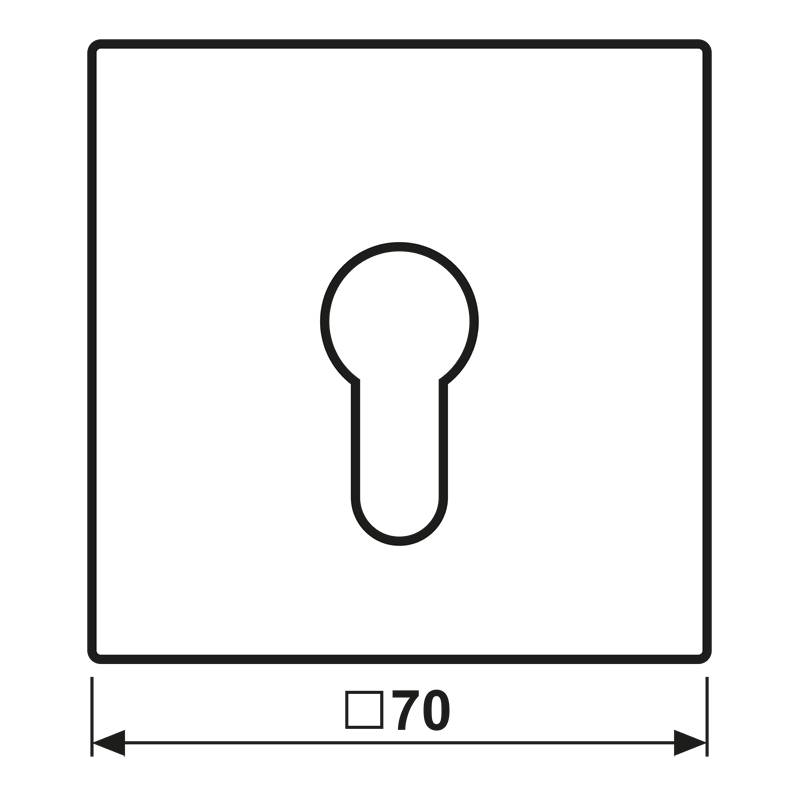 Jung Abdeckung LS 925 SWM