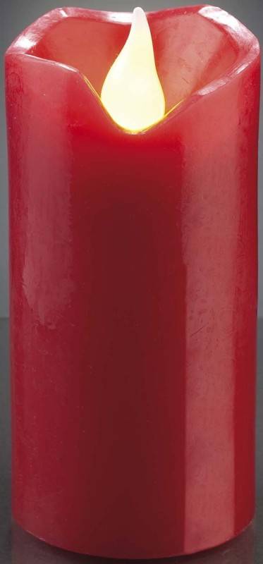 6 Stück Hellum LED-Wachskerze H:9,5cm 572131