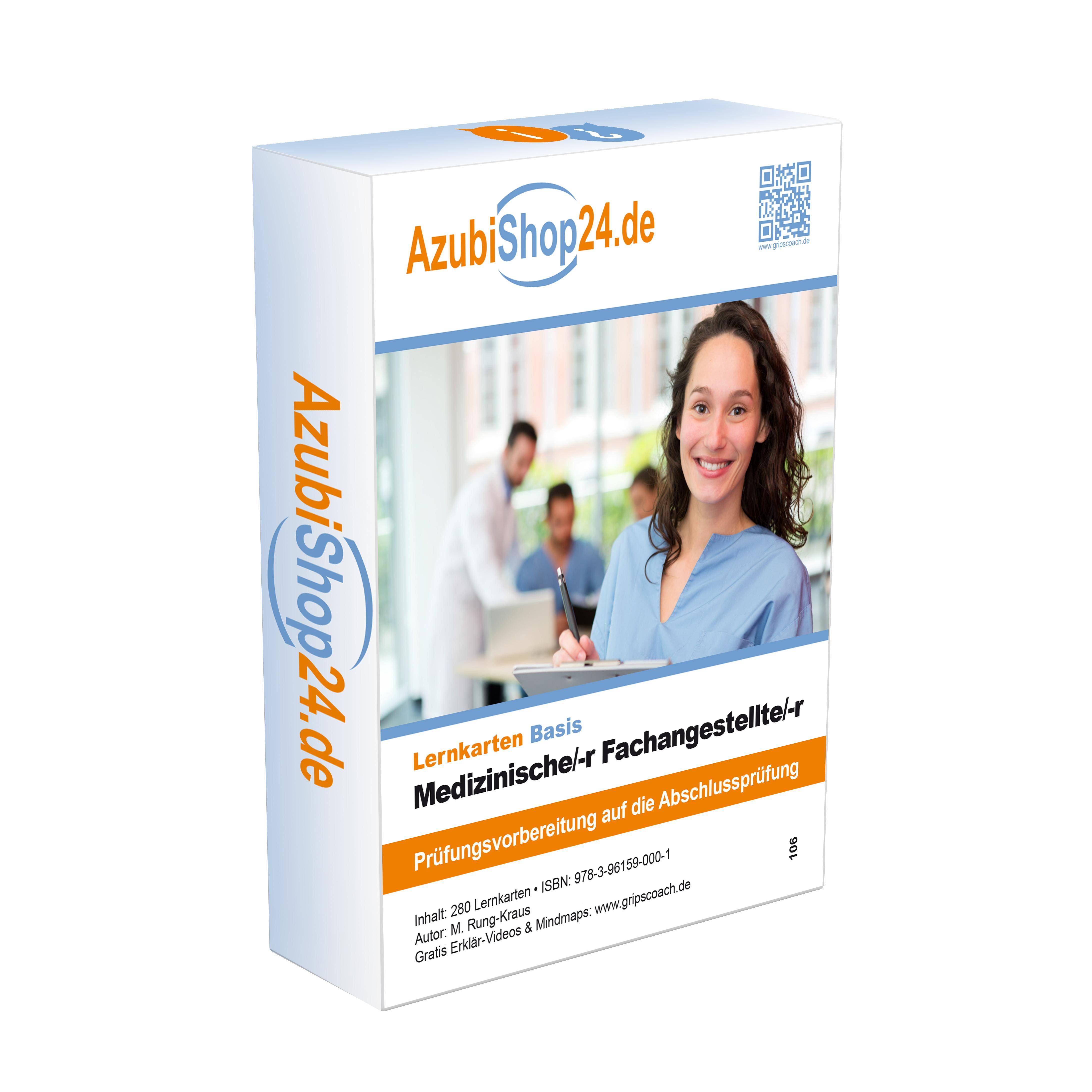 AzubiShop24.de Kombi-Paket Lernkarten Medizinische/-r Fachangestellte/-r Erfolgreiche Prüfungsvorbereitung auf die Abschlussprüfung