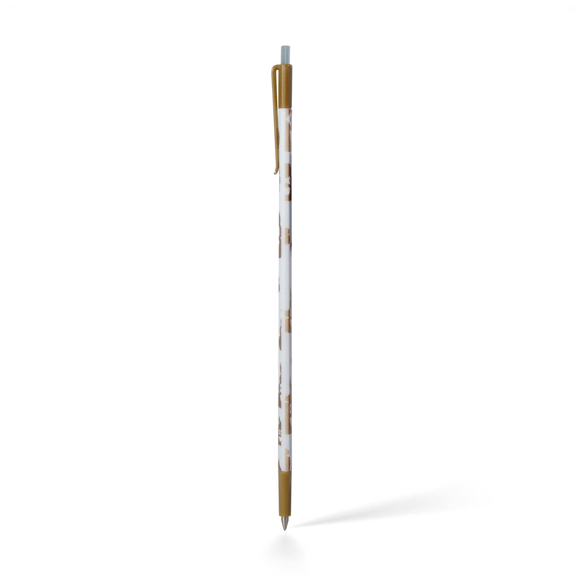 Pen Bookmark Pupsi - Stift und Lesezeichen in einem Superflacher und radierbarer Tintenroller