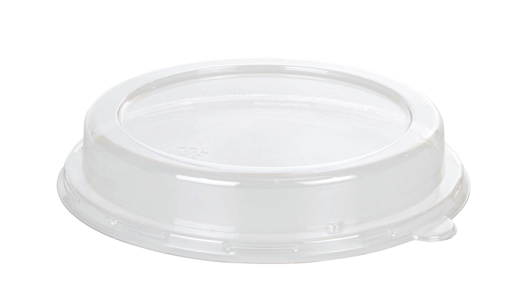 Deckel aus PET für runden Behälter aus Zellstoff 355 ml (12 oz) - Typ: Deckel - 100 Stück